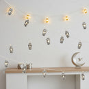 2.5m / 20 LED Silver Lanterns Eid / Ramadan Battery Powered Fairy Lights (EIDL03)
