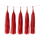 10 Red Paper Hanging Tassels Eid & Ramadan Decoration