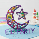 Pack of 100 Purple Eid Arts & Craft Pipe Cleaners