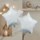 Pack of 2 Matte White Star Eid & Ramadan Foil Balloon (45cm)