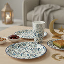 Blue & White Turkish Ottoman Style Disposable Paper Plates & Cups