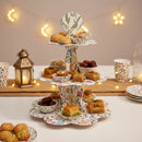 3-Tier South Asia Paisley Pattern Cardboard Cake Stand