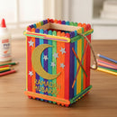 Jumbo Multicolour Wooden Lollipop Sticks - Ramadan Eid Arts & Craft