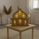 Masjid Natural Wood LED Stand For Ramadan & Eid