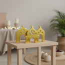 Set of 3 Gold Decorative Islamic Mosque Set For Ramadan & Eid