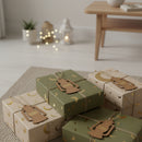 10 Gift Tags With Natural Hessian String - 'Ramadan Mubarak' Lantern