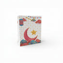 Pack Of 4 Colourful Moon & Lantern Design Gift Bags - Various Sizes