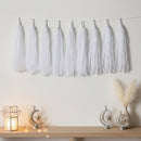 10 White Paper Hanging Tassels Eid & Ramadan Decoration
