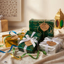 Pack of 24 Plain Rustic Eid Gift Labels with Twine
