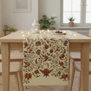 Badshahi Mosque Inspiration Pattern Hessian Table Runner/Throw - 2m