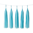 10 Blue Paper Hanging Tassels Eid & Ramadan Decoration