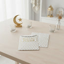 White & Metallic Gold Stars 'Ramadan Mubarak' Invitation / Money Gift Envelopes (10 Pack)