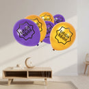 Gold & Purple Ramadan Mubarak Star Balloons (12 Pack)