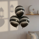 Black Marble Effect Ramadan & Eid Balloons (10 Pack)