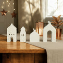 Set of 4 LARGE Wooden Table Centrepieces Mosque Silhouette Decor
