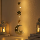 LARGE LED Crescent Moon, Star & Mosque Eid / Ramadan Battery Powered Fairy Lights