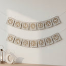 Ramadan Kareem White Ornate Individual Letter Hessian Bunting - 2 meters