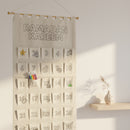 Giant Fabric COLOUR YOURSELF Ramadan Advent Calendar With Wooden Rod (100cm x 47cm)