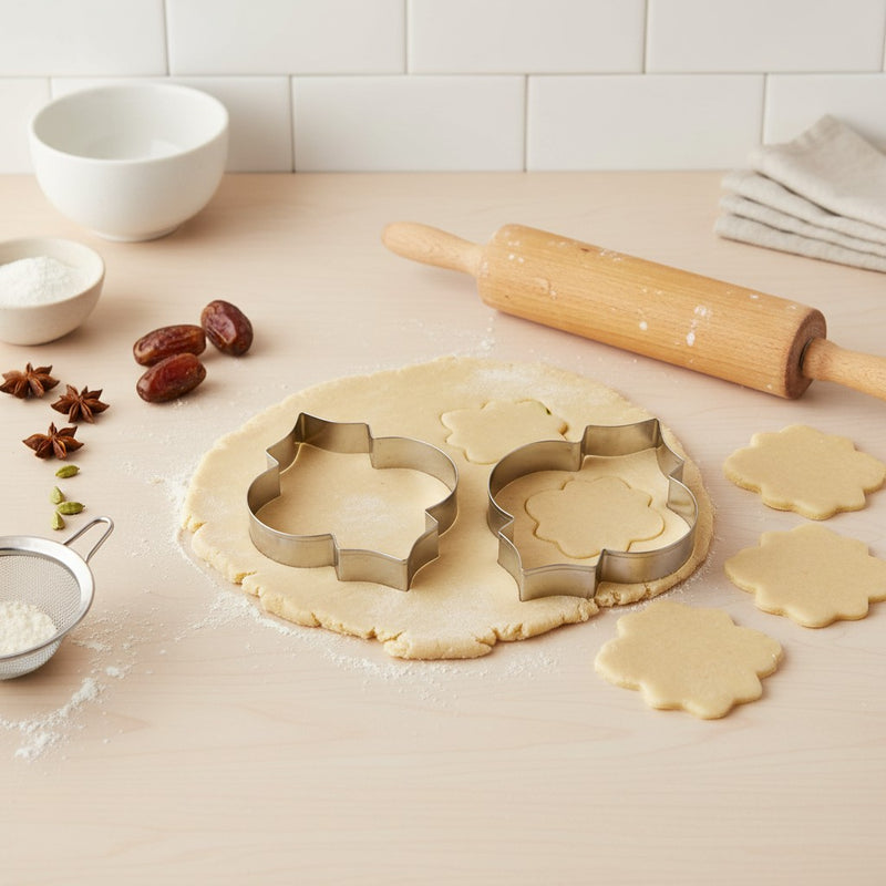 Staedter Palm Cookie Cutter, zilver, roestvrij staal, 7,5 cm