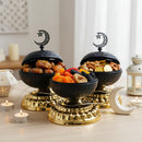 Black Metal Minaret Style Bowls - 3 Sizes Avaliable