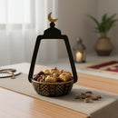 Crescent Moon Decorative Bowl – Black & Gold
