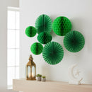 Green Paper Hanging Honeycomb Decoration