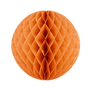 Orange Paper Hanging Honeycomb Decoration