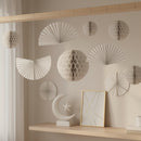 White Paper Hanging Honeycomb Decoration