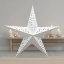 Large White Paper Hanging Star Eid & Ramadan Decorations