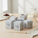 Grey & White Eid Mubarak Gift Favour Boxes  6 Pack