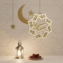 Star Ramadan Kareem Wooden Hanging Decoration