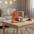 Blush Minaret Wooden Stand With Candle/Bakhoor Stand For Eid & Ramadan