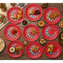 Red Moon & Lantern Eid Party Paper Plates (10 Pack)