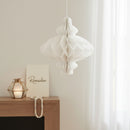 White Paper Hanging Honeycomb Lanterns Eid Party Decoration