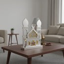 Large Mosque LED Stand For Ramadan & Eid - Silver & Gold
