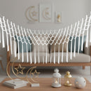 White Paper Hanging Garland Eid Party Decoration - 3 Metre