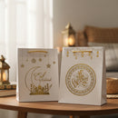 Pack of 2 White Eid Design Gift Bags