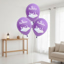 Purple/Lilac Ramadan Kareem Mosque Balloons (15 Pack)