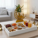 White Tray with Crescent Moon/Mosque Slot-in Sign (757-12)