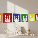 Multicolour 'Eid Mubarak' Mosque Bunting