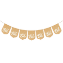 Eid Italic Design Hessian Bunting - 2 meters