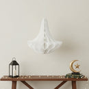 White Paper Hanging Honeycomb Chandelier Lanterns Eid Party Decoration