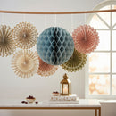 Grey Paper Hanging Honeycomb Decoration