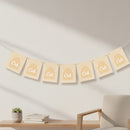 Eid Mosque Arch Design Hessian Bunting - 2 meters