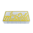 Acrylic Eid Mubarak Box with 24 Sections Box (757-50)