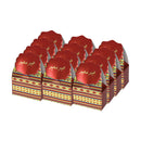 Eid/Ramadan Gift & Treat Celebration Boxes - Red/Gold Stripe Design (12 Pack)