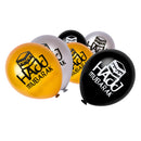 Gold, Silver & Black Hajj Mubarak Kaaba Balloons (15 Pack)