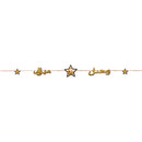 Wooden Ramadan Mubarak & Star Garland - 2 meters