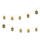 150cm / 10 Battery Powered LED Metal Lanterns Fairy Lights (SL-2)