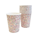 South Asia Paisley Pattern Disposable Paper Plate & Cup Set